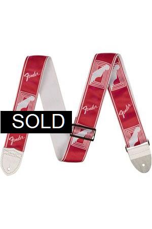 Fender Custom Monogrammed Strap Candy Apple Red Fender Custom Monogrammed Strap Candy Apple Red